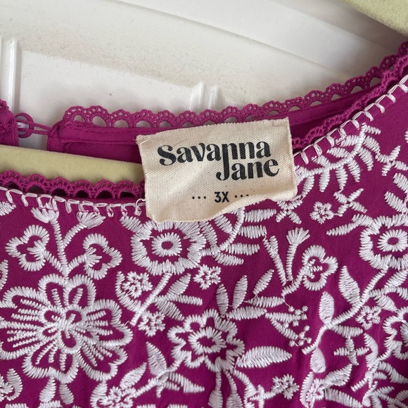 Embroidered Pink Top - Picture 5 of 5